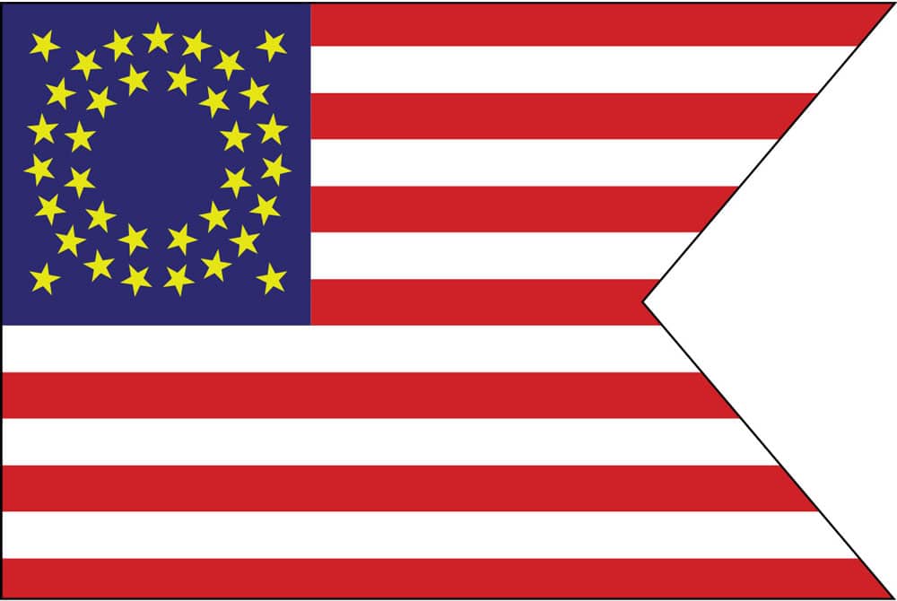 Guidon Flag History: The Swallowtail Banner of Civil War Cavalry (1861)