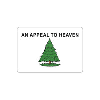 Appeal To Heaven Flag Decal Sticker (indoor and outdoor use)