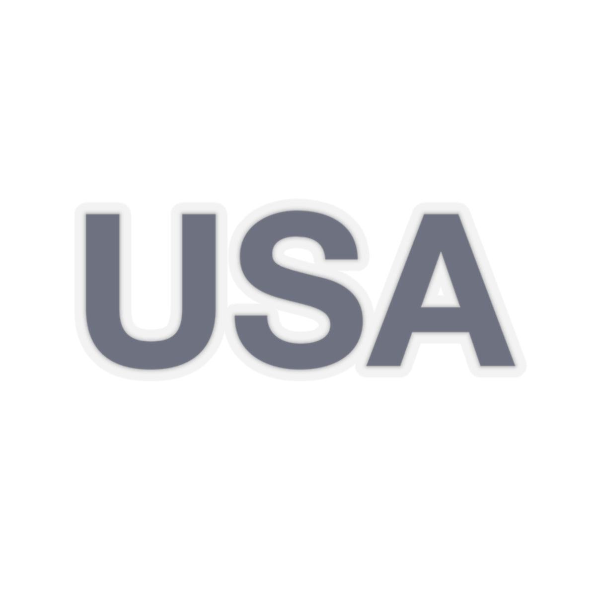 Old Glory Blue USA Sticker