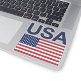 Blue USA Flag Sticker