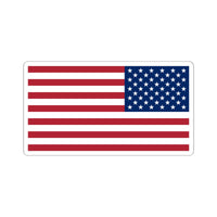 American flag on a white background