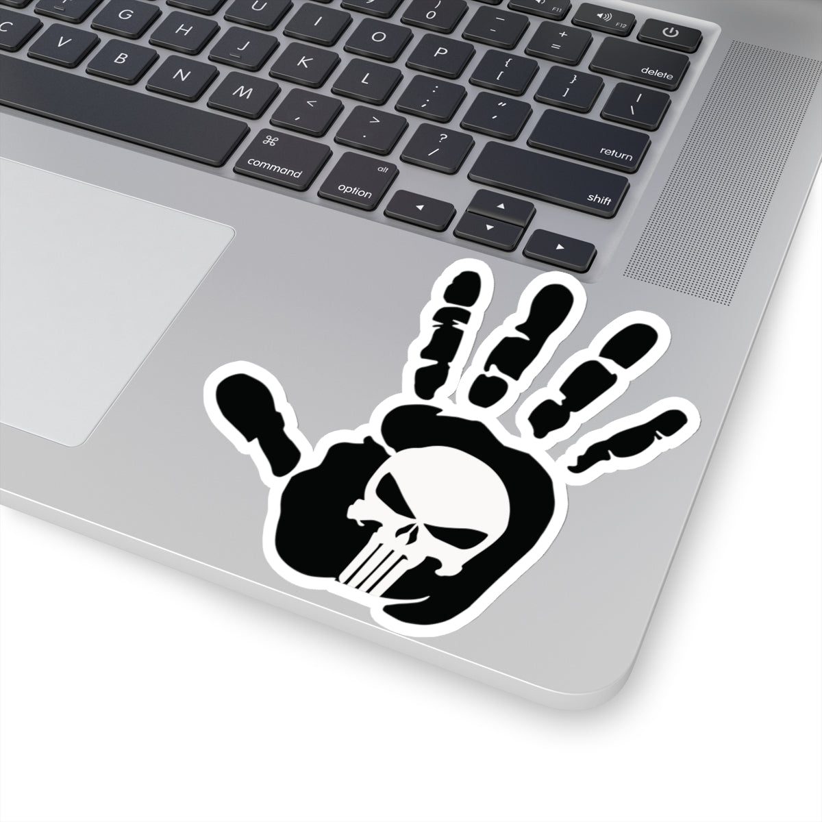 Punisher Handprint Sticker