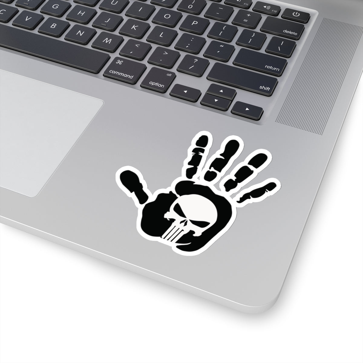 Punisher Handprint Sticker