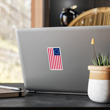 Betsy Ross Flag Decal (Right-side) (indoor and outdoor use)