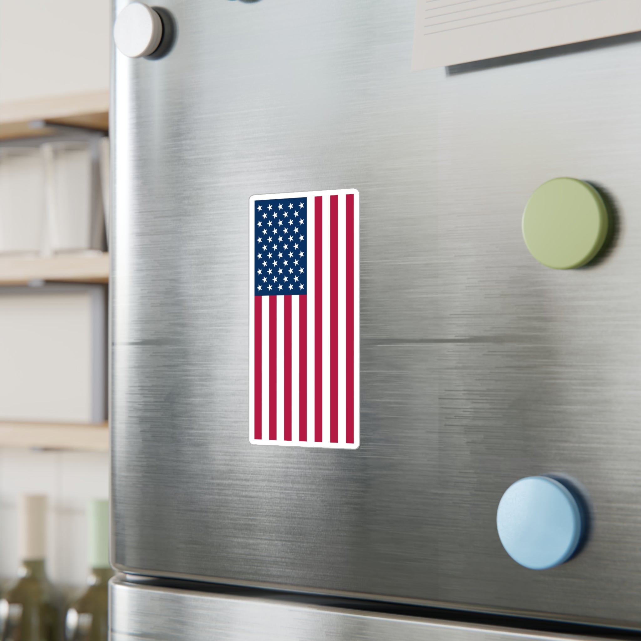 American Flag Decal (Left-side) (indoor and outdoor use)