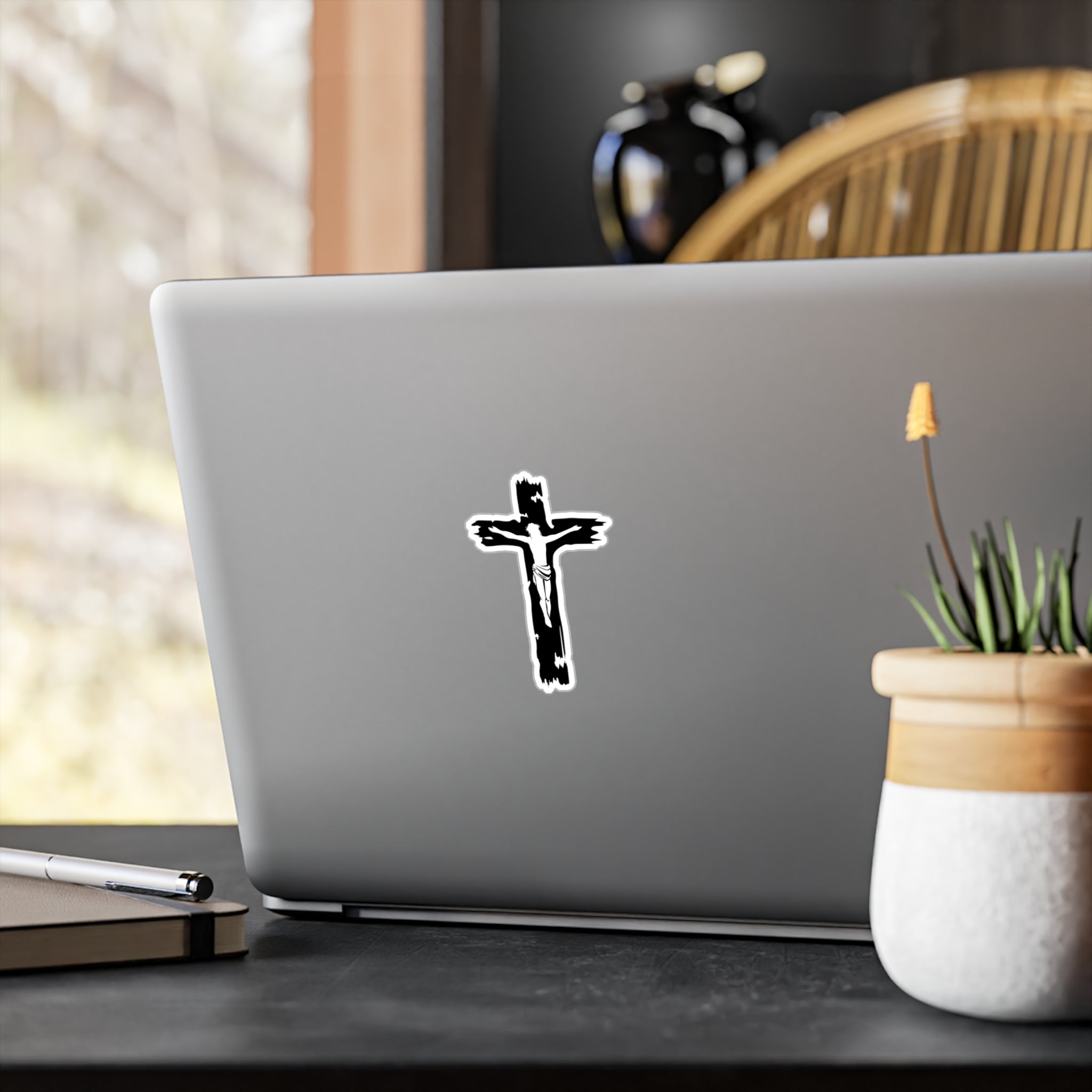 Jesus Cross Decal (indoor and outdoor use)
