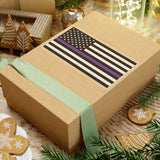 Thin Purple Line Flag Sticker