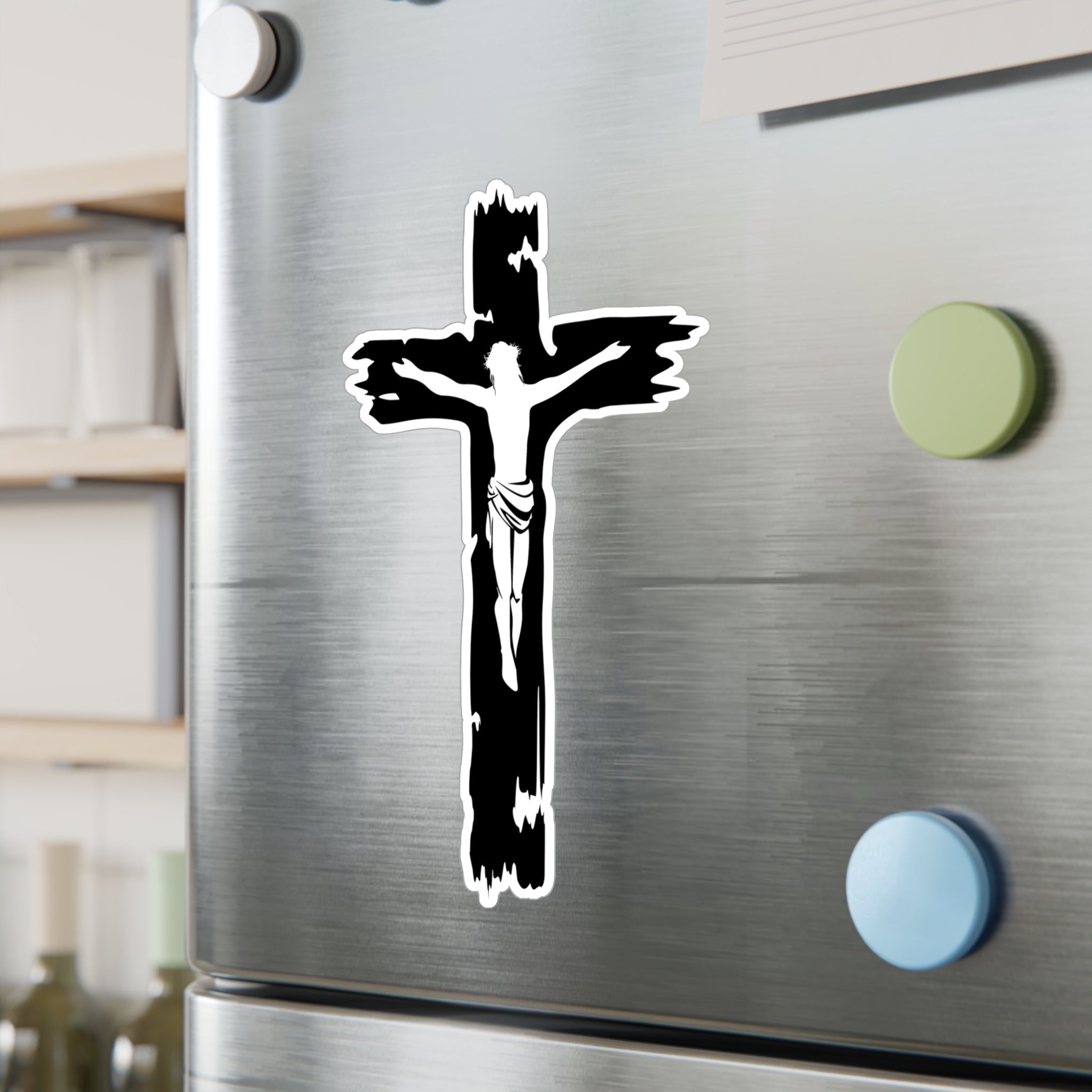 Jesus Cross Decal (indoor and outdoor use)