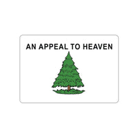 Appeal To Heaven Flag Decal Sticker (indoor and outdoor use)