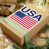 Blue USA Flag Sticker