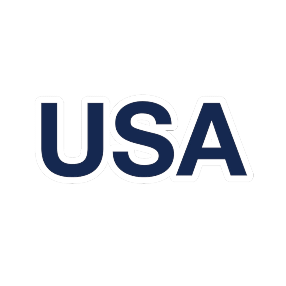 Old Glory Blue USA Sticker