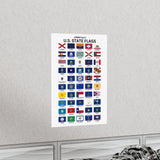 The Ultimate U.S. State Flags Poster