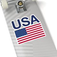 Blue USA Flag Sticker