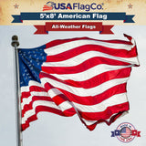 All-Weather USA Flag 5x8