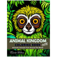 Animal Kingdom Exotic Coloring Book by Kevin Vokes | USA Flag Co.