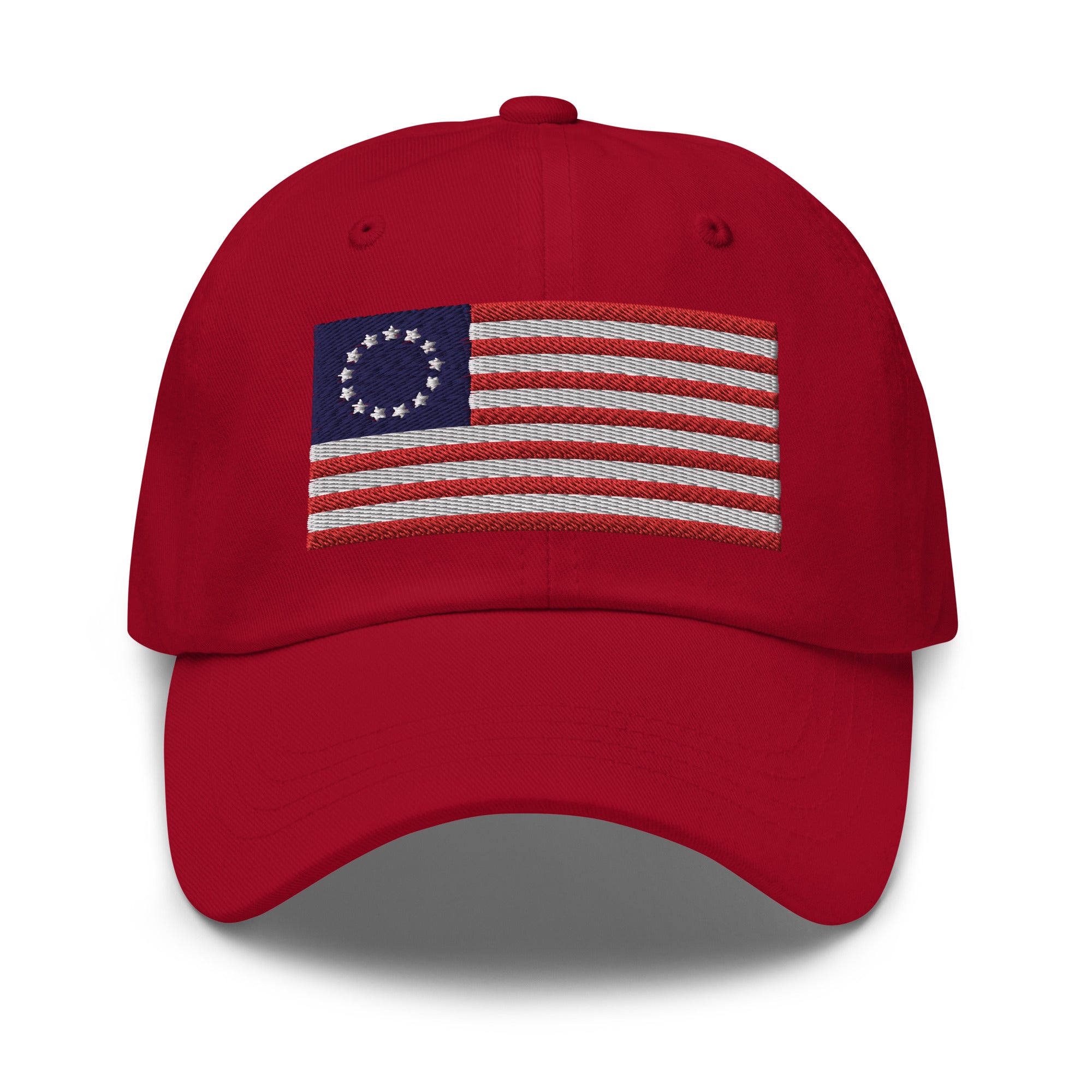 Dad Hat - Betsy Ross Flag (Embroidered Flag)