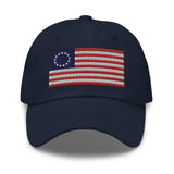 Dad Hat - Betsy Ross Flag (Embroidered Flag)
