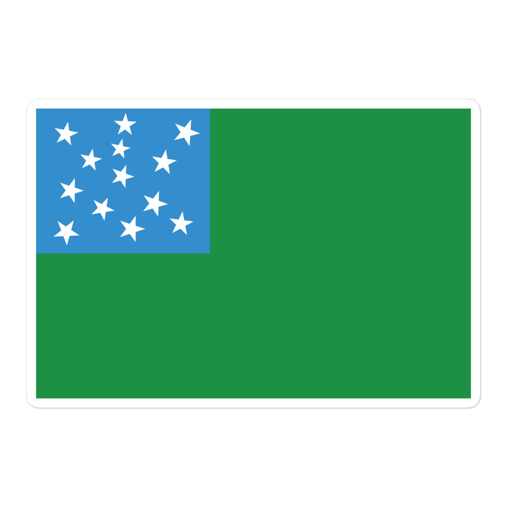 Green Mountain Boys Flag Sticker: A Symbol of American History
