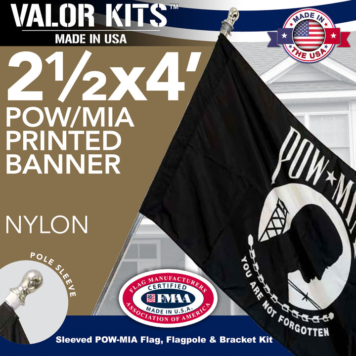 VALOR Sleeved POW-MIA Flag Collection