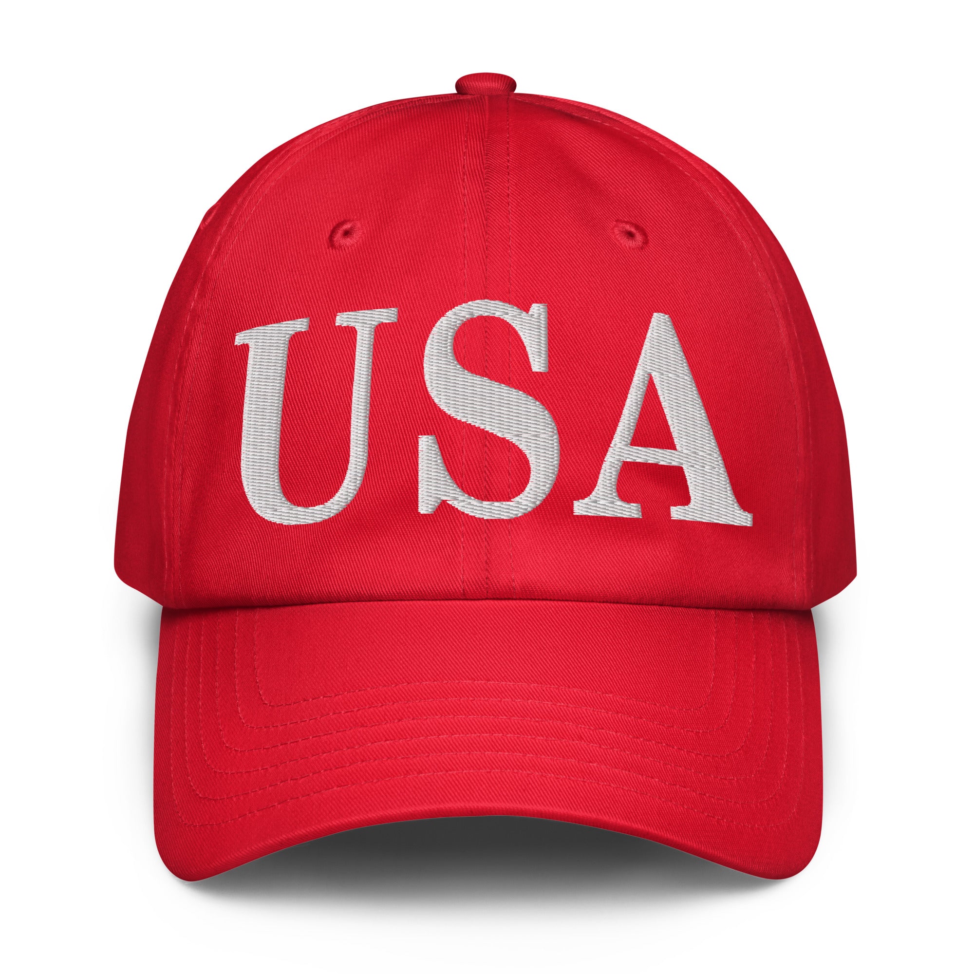 Under Armour® Dad Hat | White Embroidered USA