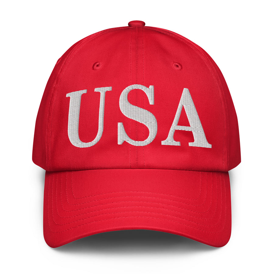 Under Armour® Dad Hat | White Embroidered USA