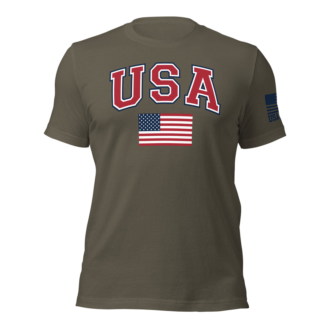 USA Flag T-Shirt | Unisex Shirt | DTG Printing