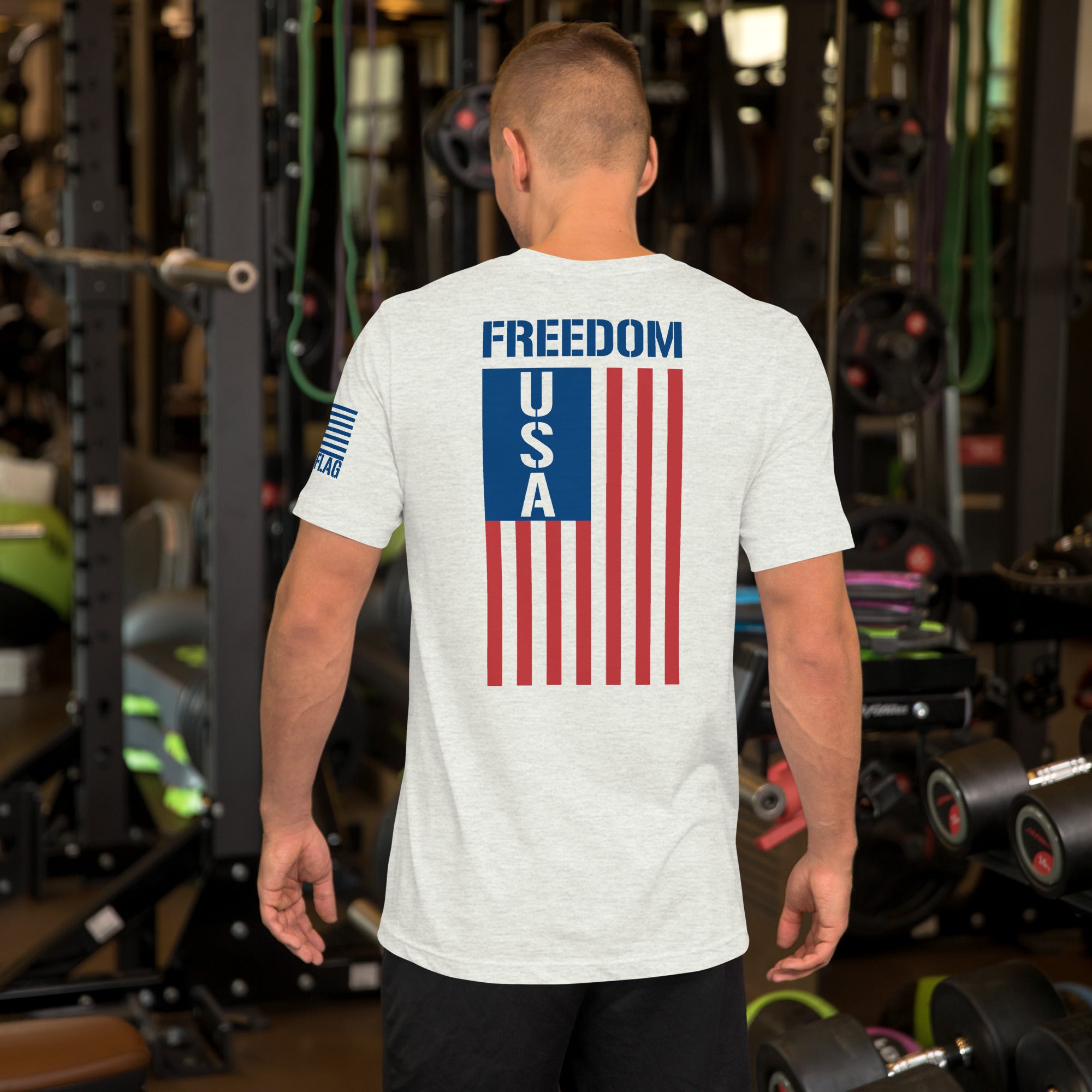 Freedom USA Flag T-Shirt | Durable, Vibrant Design | DTF Printing