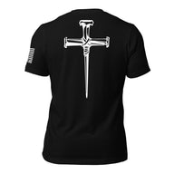 Three Crucifixion Nails Cross T-Shirt | Unisex Tee | DTF Printing