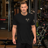 Deer Punisher with Camo American flag T-Shirt - USA Flag Co.