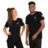 Three Crucifixion Nails Cross T-Shirt | Unisex Tee | DTF Printing