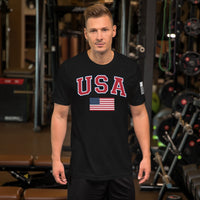 USA Flag T-Shirt | Unisex Shirts | DTF Printing