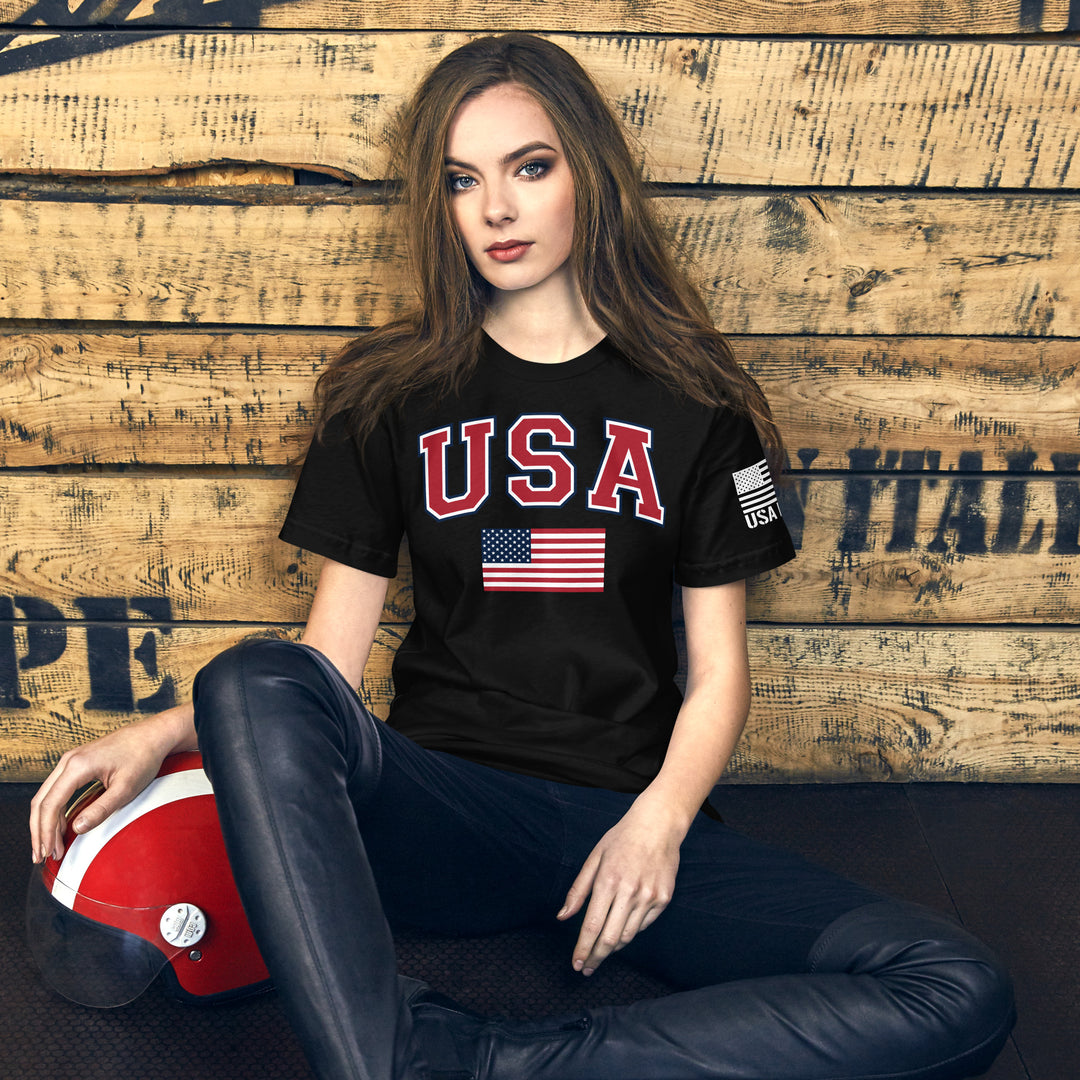 USA Flag T-Shirt | Unisex Shirts | DTF Printing