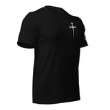 Three Crucifixion Nails Cross T-Shirt | Unisex Tee | DTF Printing
