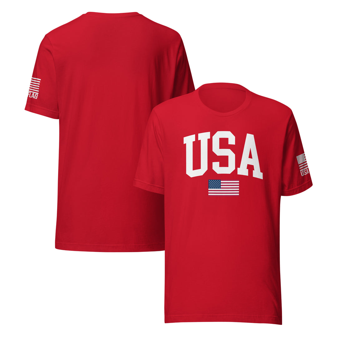 USA Flag T-Shirt Mens & Ladies Unisex Tee | DTF Printing