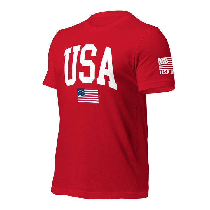 USA Flag T-Shirt Mens & Ladies Unisex Tee | DTF Printing
