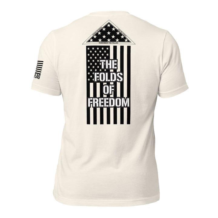 Folds of Freedom T-Shirt | Unisex Shirt | Patriotic DTG Printing