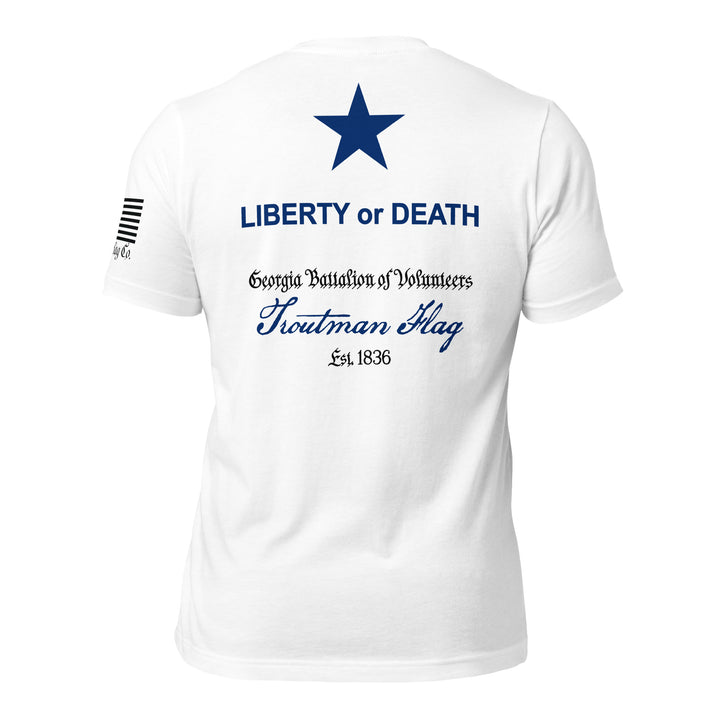 Troutman Flag "Liberty or Death" Flag T-Shirt | DTG Print