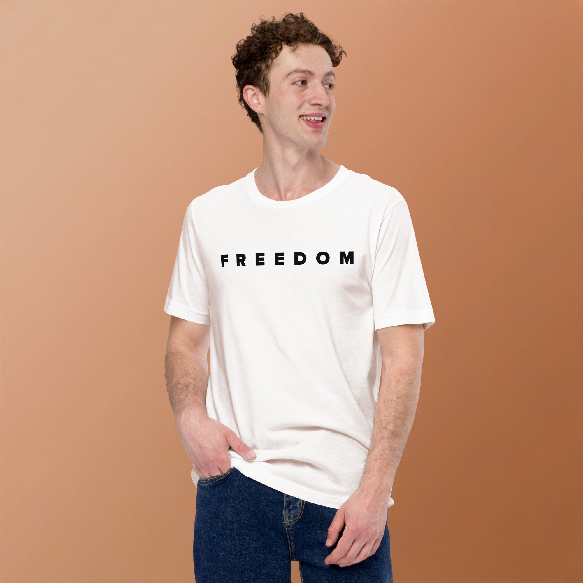 Freedom T-Shirt | DTF Printed Christian Apparel | USA Flag Co.