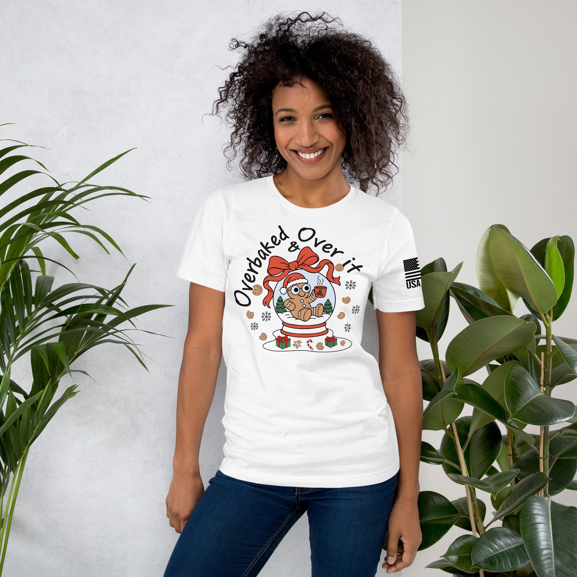 Overbaked & Over It | Unisex Christmas T-Shirts | DTF Printing