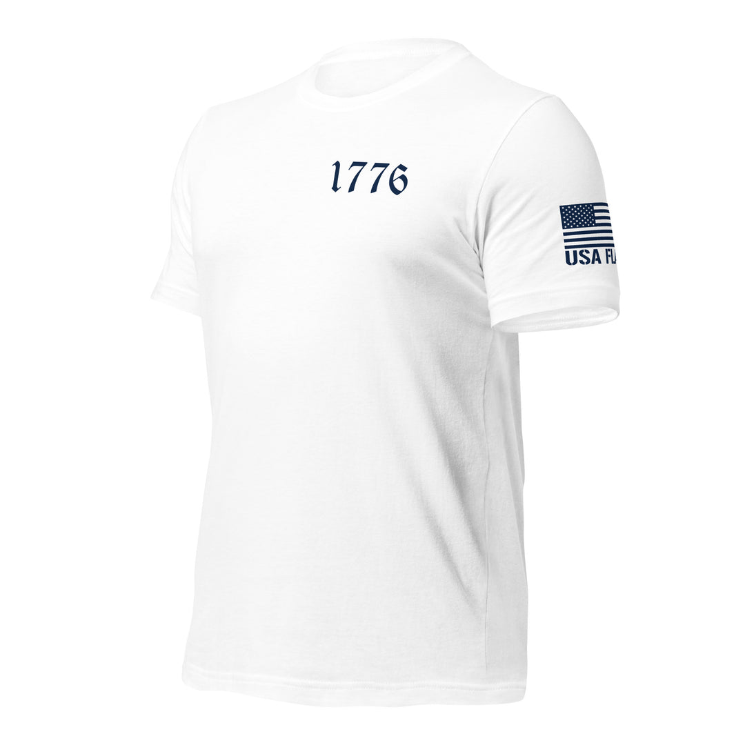 USA Flag T-Shirt Back-Side Logo | Unisex T-Shirts | DTF Printing