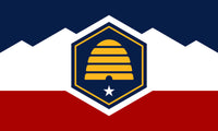 Utah Flag aka The Beehive Flag (Made in USA)
