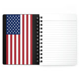 American Flag Soldier Spiral Bound Journal
