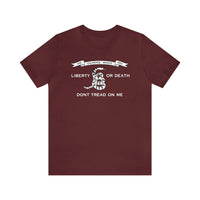 The Culpeper Minute Men Flag T Shirt: Bella + Canvas 3001