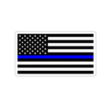 Thin Blue Line Flag Decal