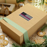 Thin Pink Line Flag Sticker