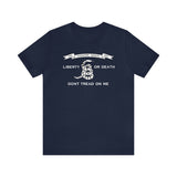 The Culpeper Minute Men Flag T Shirt: Bella + Canvas 3001