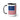 Two-Tone American Flag Coffee Mugs, 15oz