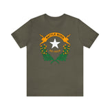 Nevada State Flag T Shirt: Bella + Canvas 3001