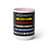 Thin Line USA Flag™ Coffee Mugs, 15oz