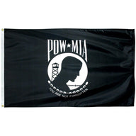 POW MIA Flag (3x5 foot) Double-sided Embroidered - USA Flag Co.